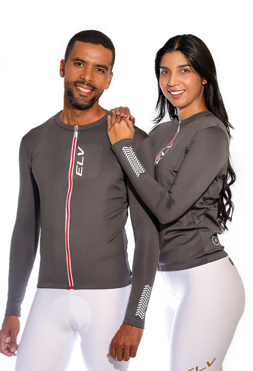 Jersey Tope de Gama Manga Larga - Reflectiva