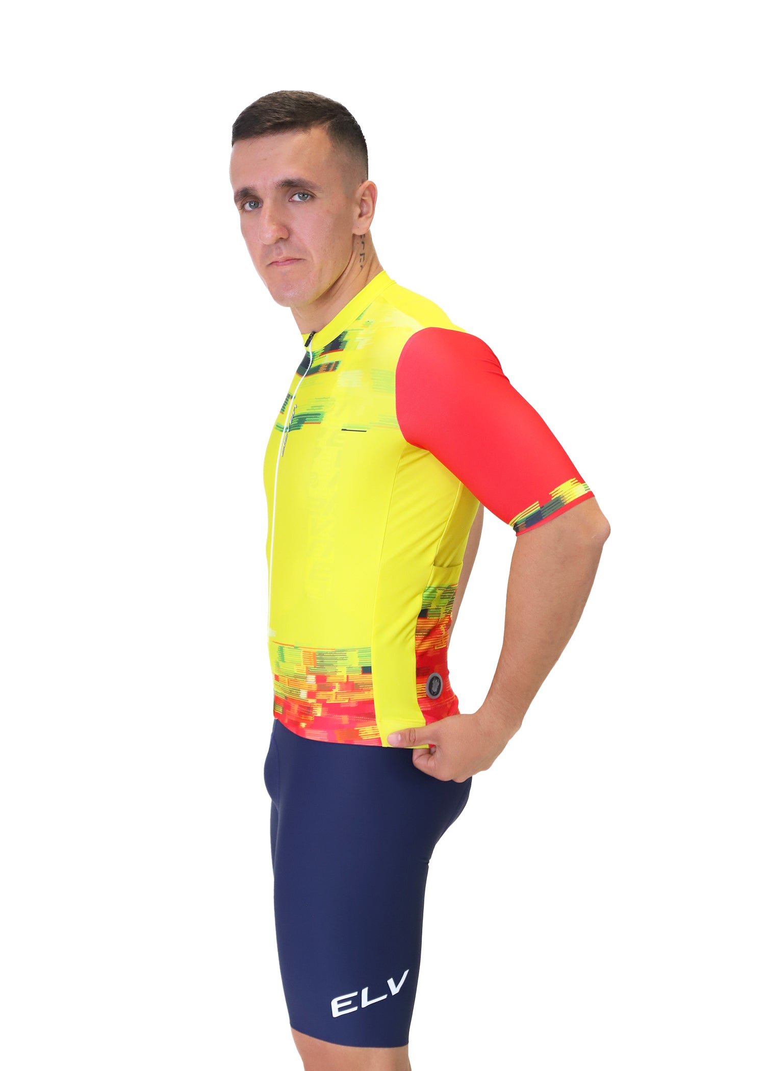 Men's Top of Range Lemon Glitch Jersey