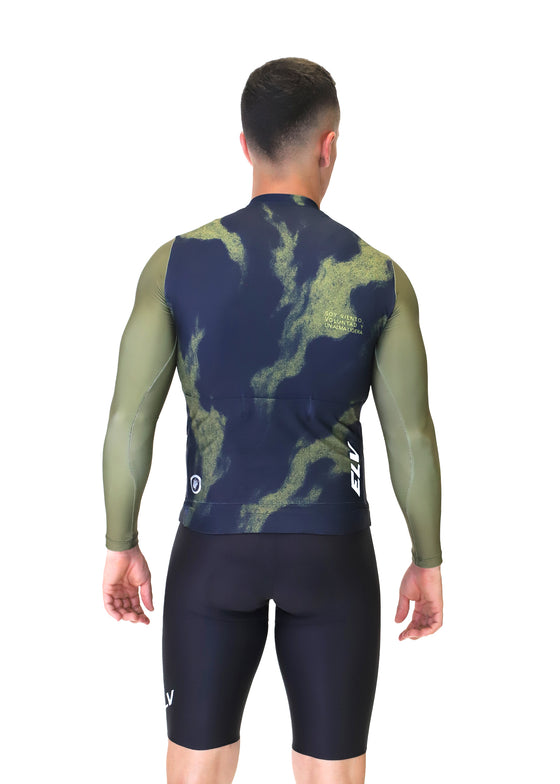 Jersey Tope de Gama Hombre Green Savage