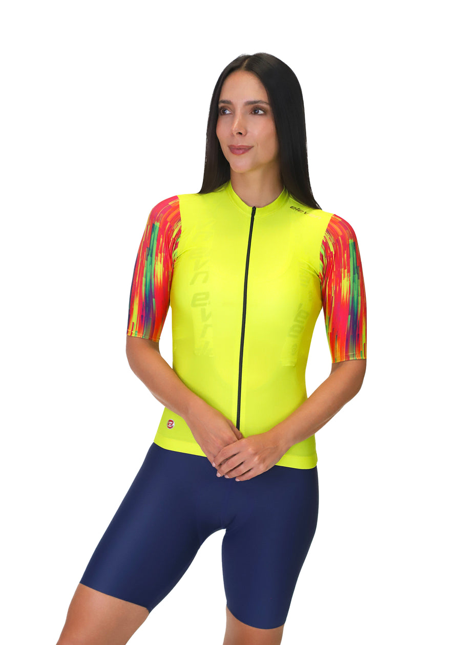 Women's Standard Jersey Lemon Glitch