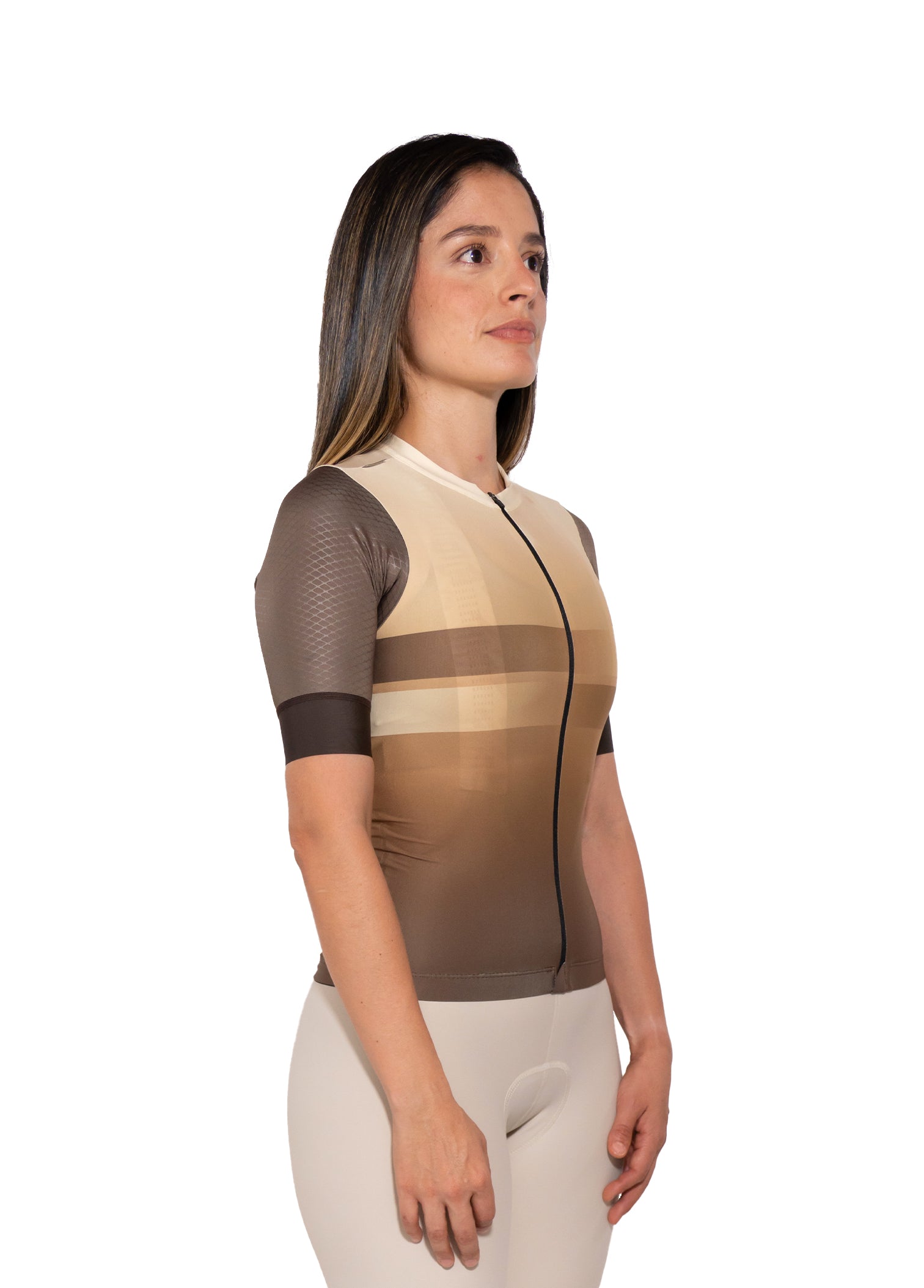 Jersey Luxury Manga Corta Mujer (Terracota ref 14478)
