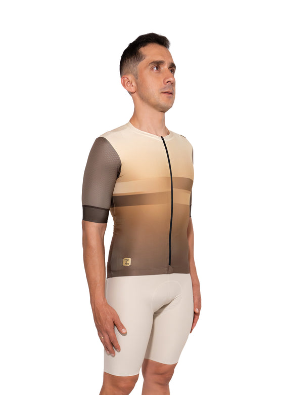 Jersey Luxury Manga Corta Hombre (Terracota ref 80478)