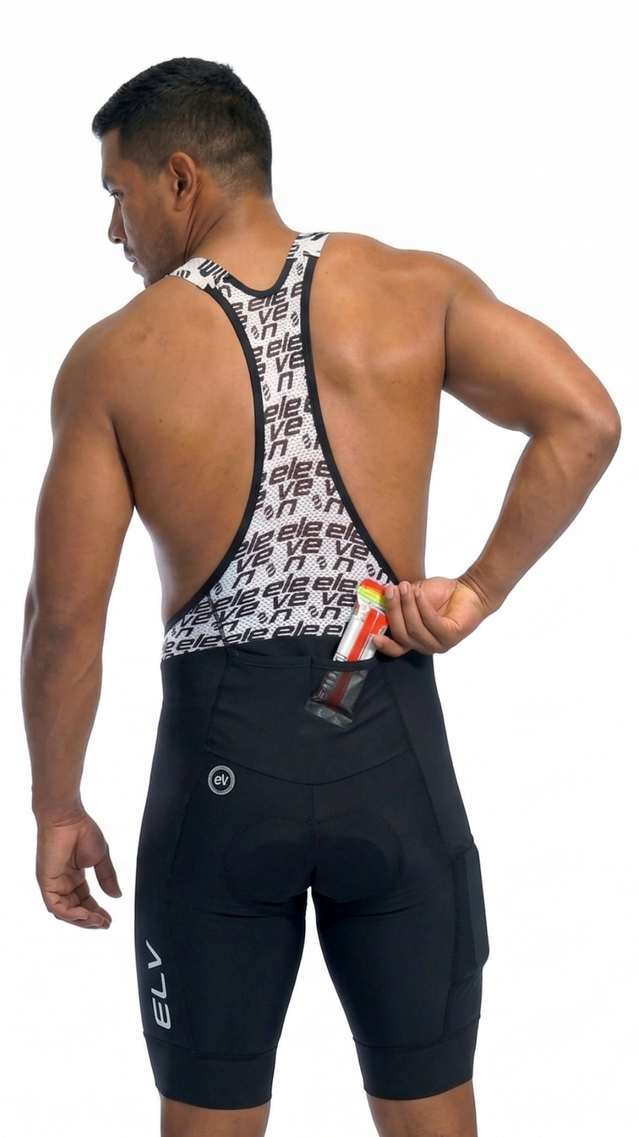 PANTALONETA RACE NEGRA CON TRAMA HOMBRE