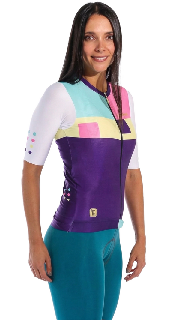 Jersey Mujer Retro - Geometric Pastel