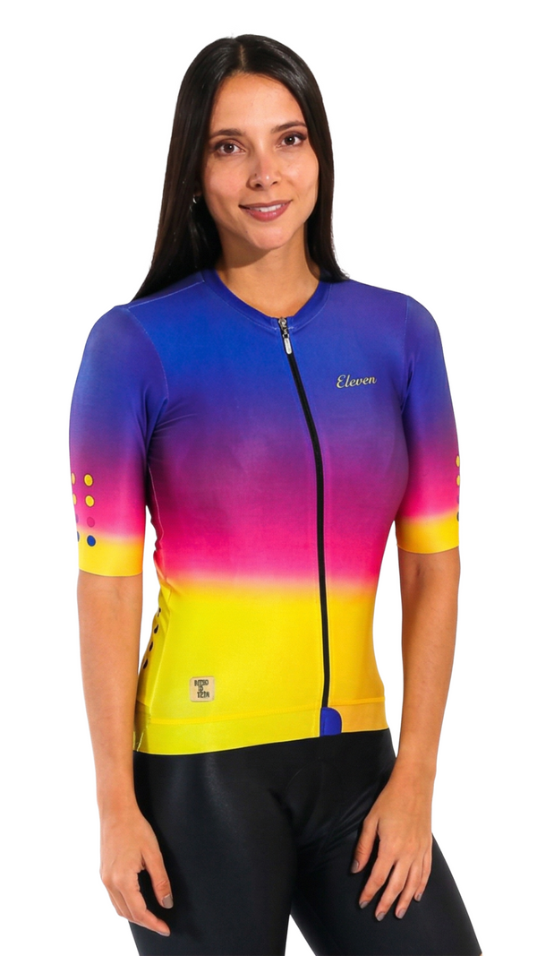 Jersey Mujer Retro - Sunset Fade