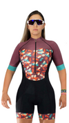 Enterizo de Ciclismo Pro-Fit para Mujer Urban "Tribal Blaze"