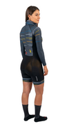 Enterizo de Ciclismo Pro-Fit Manga Larga Mujer 36° "Sonic Trace"
