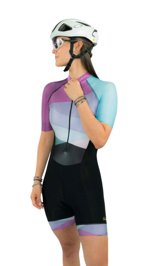 Enterizo de Ciclismo Pro-Fit para Mujer 36° "Lavender Peak"