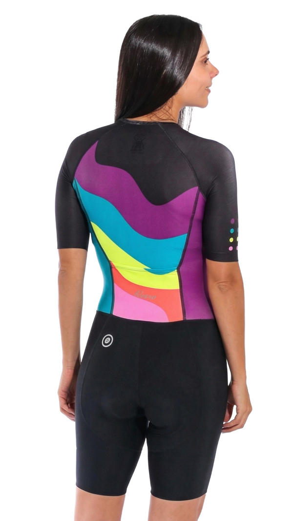 Enterizo Retro Mujer Neon Wave