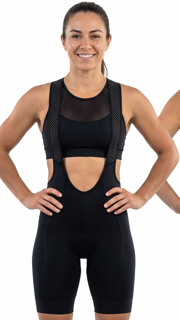 Pantaloneta de entrenamiento con tirantes para dama - Colección Básicas