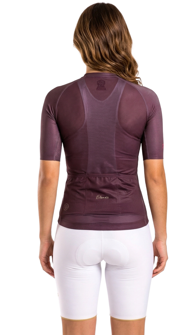 Jersey Mujer Matiz Vino