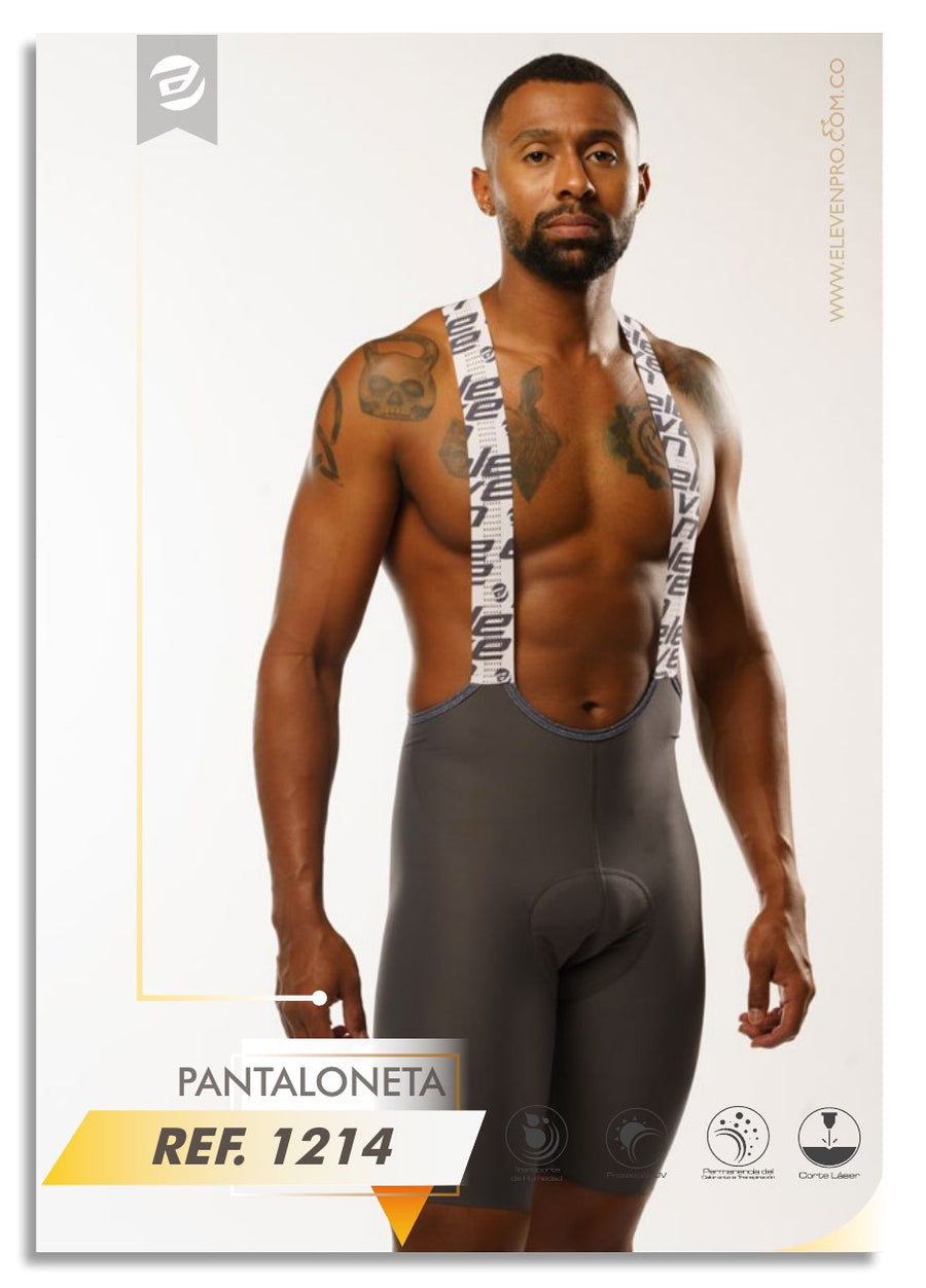 Pantaloneta texturizada gris hombre ref 1214