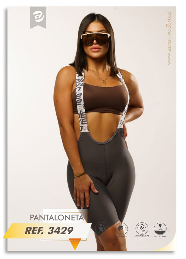 Pantaloneta texturizada gris dama ref 3429