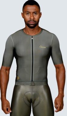  Jersey Slim Sin costados Con Fajón Verde